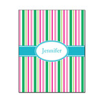 Grosgrain Stripe Wood Print - 16x20 (Personalized)