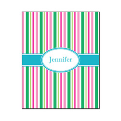 Grosgrain Stripe Wood Print - 16x20 (Personalized)