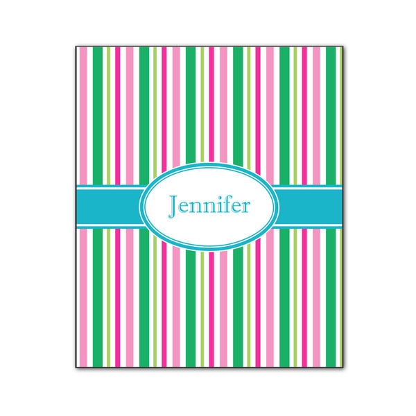 Custom Grosgrain Stripe Wood Print - 20x24 (Personalized)