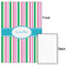 Grosgrain Stripe 20x30 - Matte Poster - Front & Back