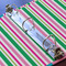 Grosgrain Stripe 3 Ring Binders - Full Wrap - 1" - DETAIL