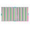 Grosgrain Stripe 3 Ring Binders - Full Wrap - 1" - OPEN INSIDE