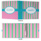 Grosgrain Stripe 3 Ring Binders - Full Wrap - 3" - APPROVAL