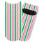 Grosgrain Stripe Adult Ankle Socks - Single Pair - Front and Back