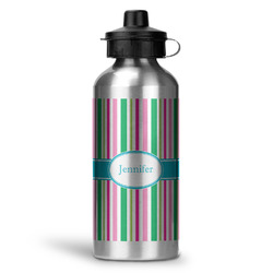 Grosgrain Stripe Water Bottle - Aluminum - 20 oz (Personalized)
