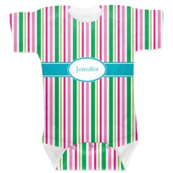 Grosgrain Stripe Baby Bodysuit 6-12 (Personalized)