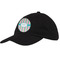 Grosgrain Stripe Baseball Cap - Black (Personalized)