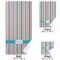 Grosgrain Stripe Bath Towel Sets - 3-piece - Approval