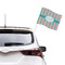 Grosgrain Stripe Car Flag - Large - LIFESTYLE