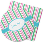 Grosgrain Stripe Rubber Backed Coaster (Personalized)