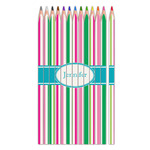 Grosgrain Stripe Colored Pencils (Personalized)