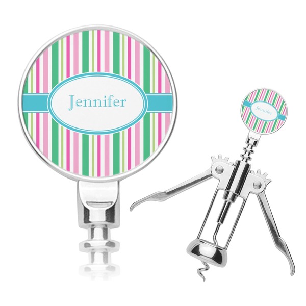 Custom Grosgrain Stripe Corkscrew (Personalized)