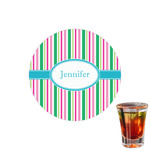 Grosgrain Stripe Printed Drink Topper - 1.5" (Personalized)