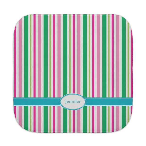 Custom Grosgrain Stripe Face Towel (Personalized)