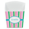 Grosgrain Stripe French Fry Favor Box - Front View