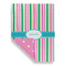 Grosgrain Stripe Garden Flags - Large - Double Sided - FRONT FOLDED