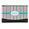 Grosgrain Stripe Genuine Leather Womens Wallet - Front/Main