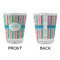 Grosgrain Stripe Glass Shot Glass - Standard - APPROVAL