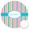 Grosgrain Stripe Icing Circle - Large - Front