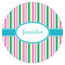 Grosgrain Stripe Icing Circle - Small - Single