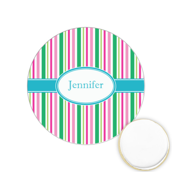 Custom Grosgrain Stripe Printed Cookie Topper - 1.25" (Personalized)