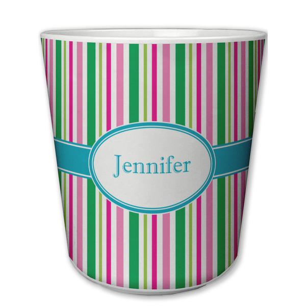 Custom Grosgrain Stripe Plastic Tumbler 6oz (Personalized)