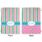 Grosgrain Stripe Large Laundry Bag - Front & Back View