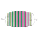 Grosgrain Stripe Adult Cloth Face Mask - XLarge