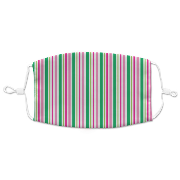 Custom Grosgrain Stripe Adult Cloth Face Mask - XLarge