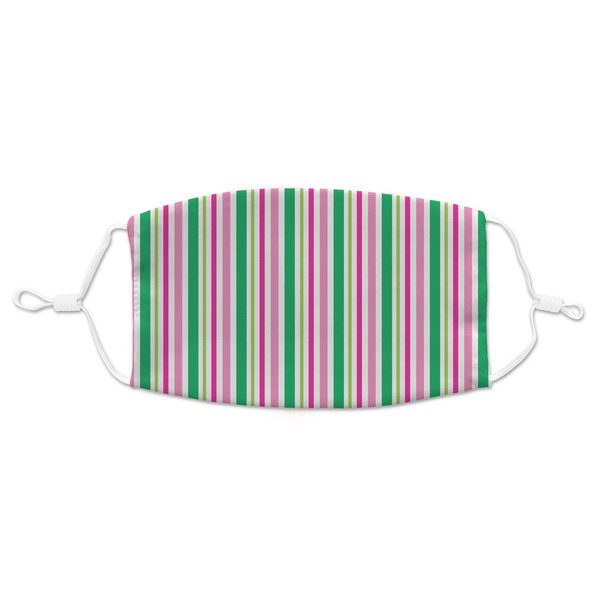 Custom Grosgrain Stripe Adult Cloth Face Mask