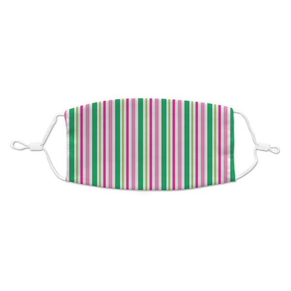 Custom Grosgrain Stripe Kid's Cloth Face Mask - Standard