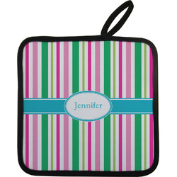 Grosgrain Stripe Pot Holder - Single w/ Name or Text