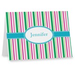 Grosgrain Stripe Note cards (Personalized)