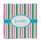 Grosgrain Stripe Party Favor Gift Bag - Matte - Front