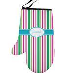 Grosgrain Stripe Left Oven Mitt (Personalized)