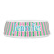 Grosgrain Stripe Plastic Pet Bowls - Small - FRONT