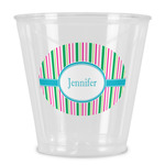 Grosgrain Stripe Plastic Shot Glass (Personalized)