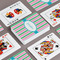 Grosgrain Stripe Playing Cards - Front & Back View