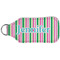 Grosgrain Stripe Sanitizer Holder Keychain - Large (Back)