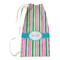 Grosgrain Stripe Small Laundry Bag - Front View