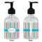 Grosgrain Stripe Glass Soap/Lotion Dispenser - Approval