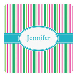 Grosgrain Stripe Square Decal - Small (Personalized)