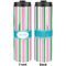 Grosgrain Stripe Stainless Steel Tumbler 20 Oz - Approval