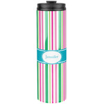 Grosgrain Stripe Stainless Steel Skinny Tumbler - 20 oz (Personalized)