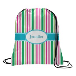 Grosgrain Stripe Drawstring Backpack - Small (Personalized)