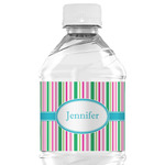 Grosgrain Stripe Water Bottle Labels - Custom Sized (Personalized)
