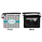 Grosgrain Stripe Wristlet ID Cases - Front & Back