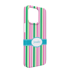Grosgrain Stripe iPhone Case - Plastic - iPhone 13 (Personalized)