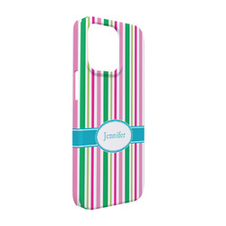 Grosgrain Stripe iPhone Case - Plastic - iPhone 13 Pro (Personalized)