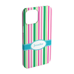 Grosgrain Stripe iPhone Case - Plastic - iPhone 15 (Personalized)